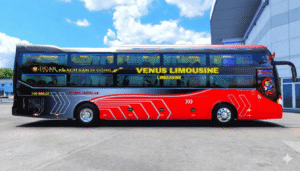 Venus Limousine Hội An – Đà Nẵng – Hà Nội: Xe giường nằm VIP đầy đủ tiện nghi