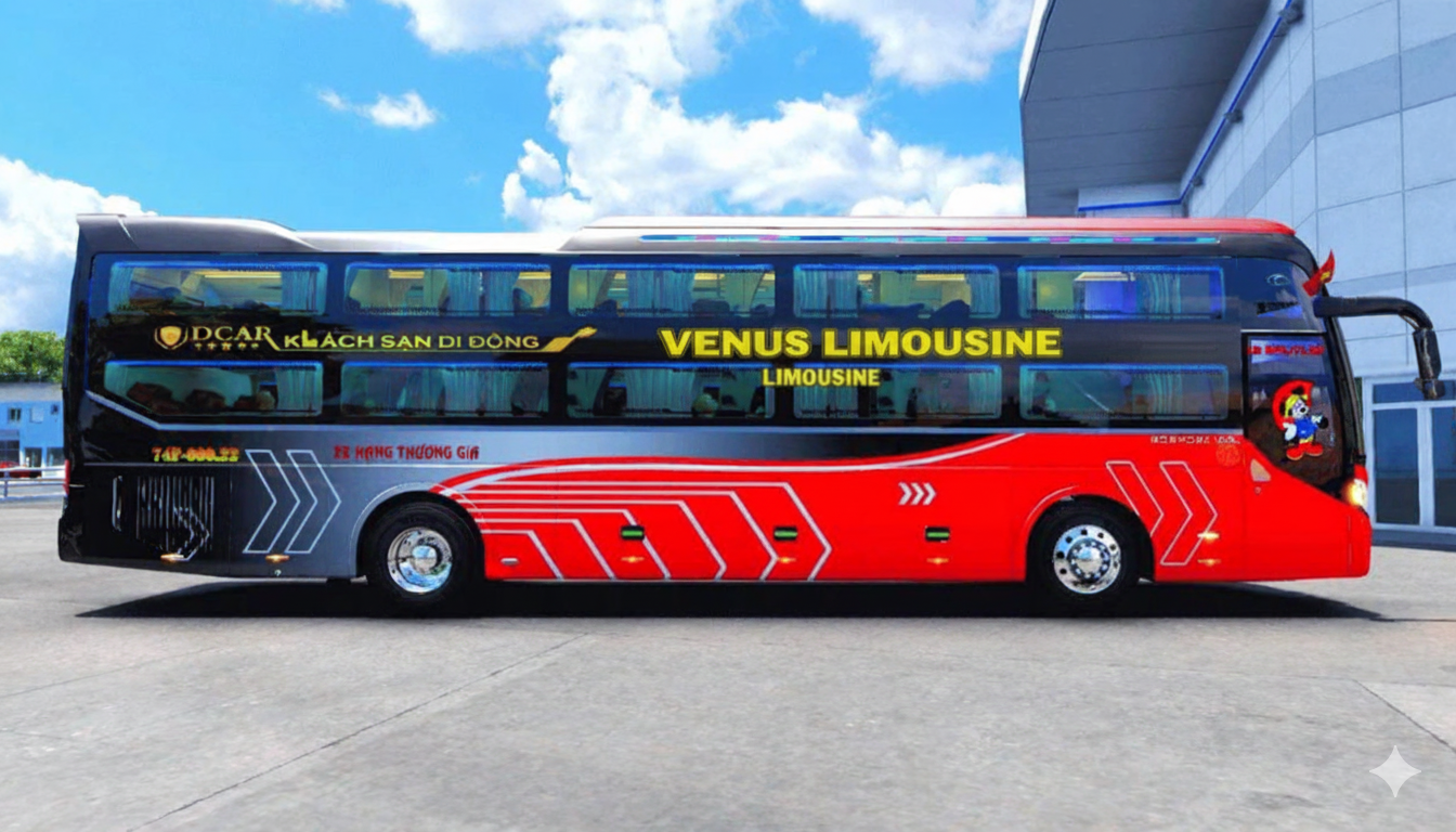 Tin tức 53 Venus Limousine Hội An – Đà Nẵng – Hà Nội: Xe giường nằm VIP đầy đủ tiện nghi